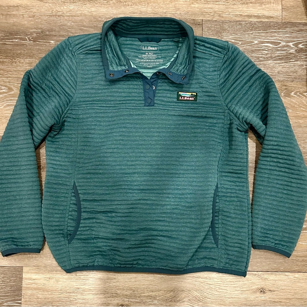 L.L. Bean Men's Teal Crewneck Sweater